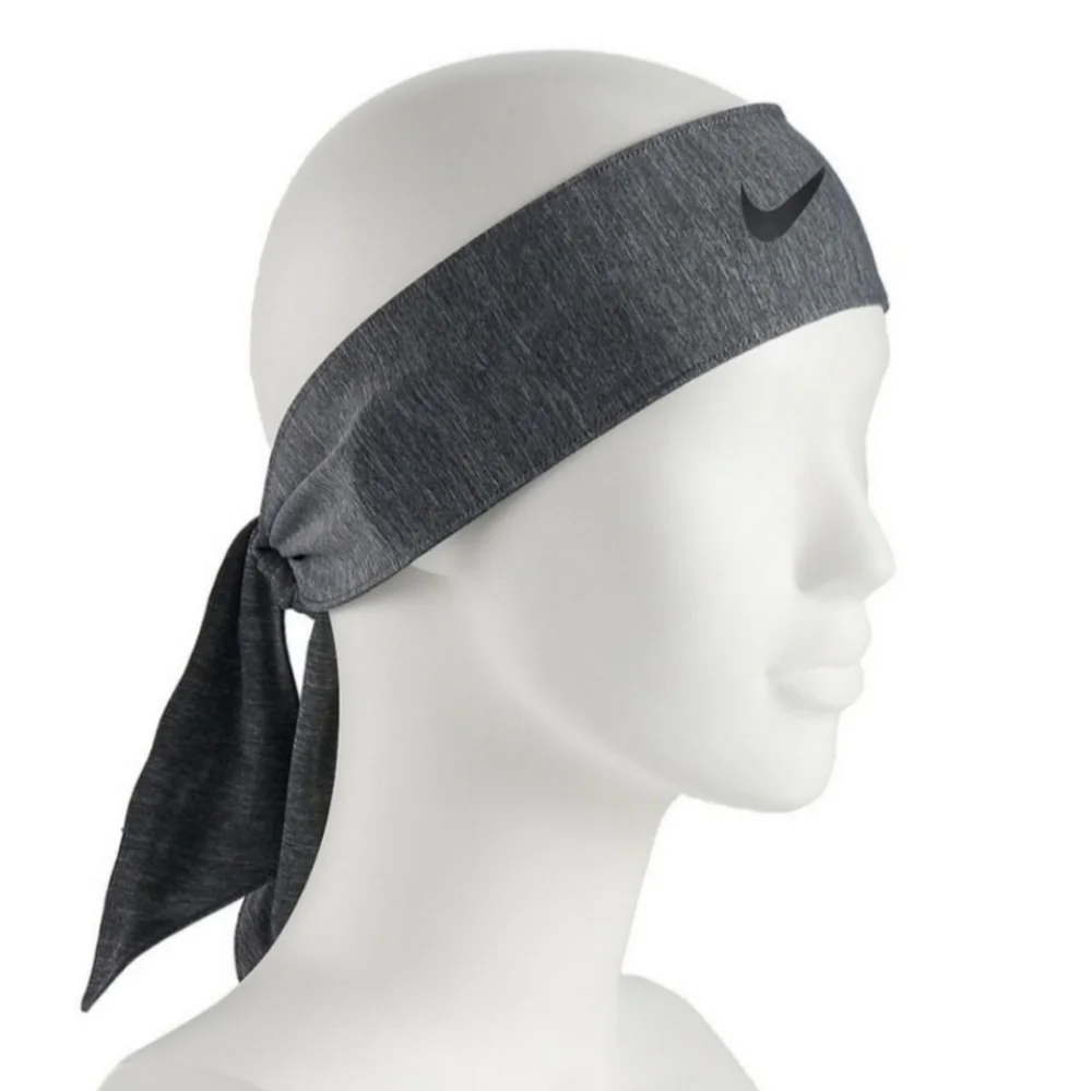 Nwt Nike Dry Dri-Fit Heathered Gray Head Tie Unisex
